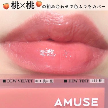 デュー ベルベット/AMUSE/口紅を使ったクチコミ（1枚目）