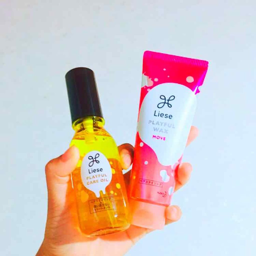 プレイフルケアオイル/リーゼ/ヘアオイルを使ったクチコミ(1枚目)