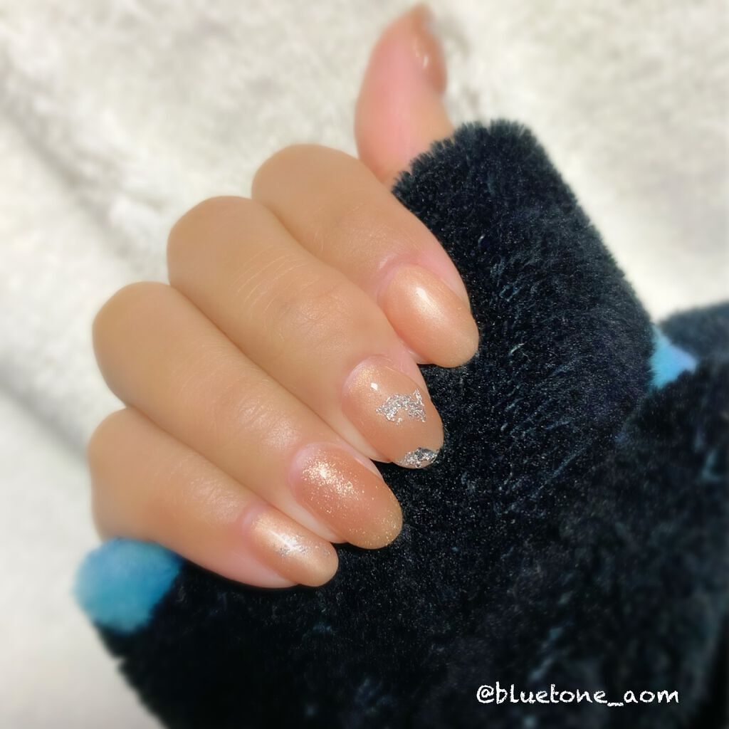 ネイルホイル/セリア/ネイルシールを使ったクチコミ(2枚目)