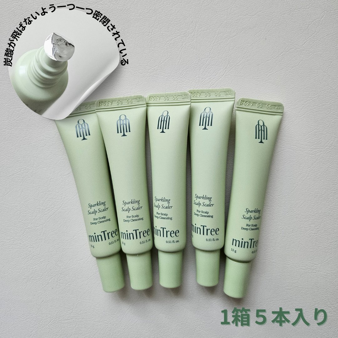 スパークリングスカルプスケーラー/ミンツリー/頭皮ケアを使ったクチコミ（2枚目）