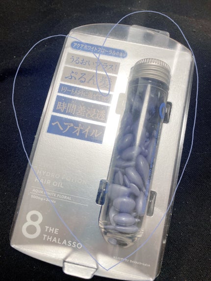 ハイドロポーション 美容液ヘアオイル(アクアホワイトフローラルの香り)/エイトザタラソ/ヘアオイルを使ったクチコミ(1枚目)