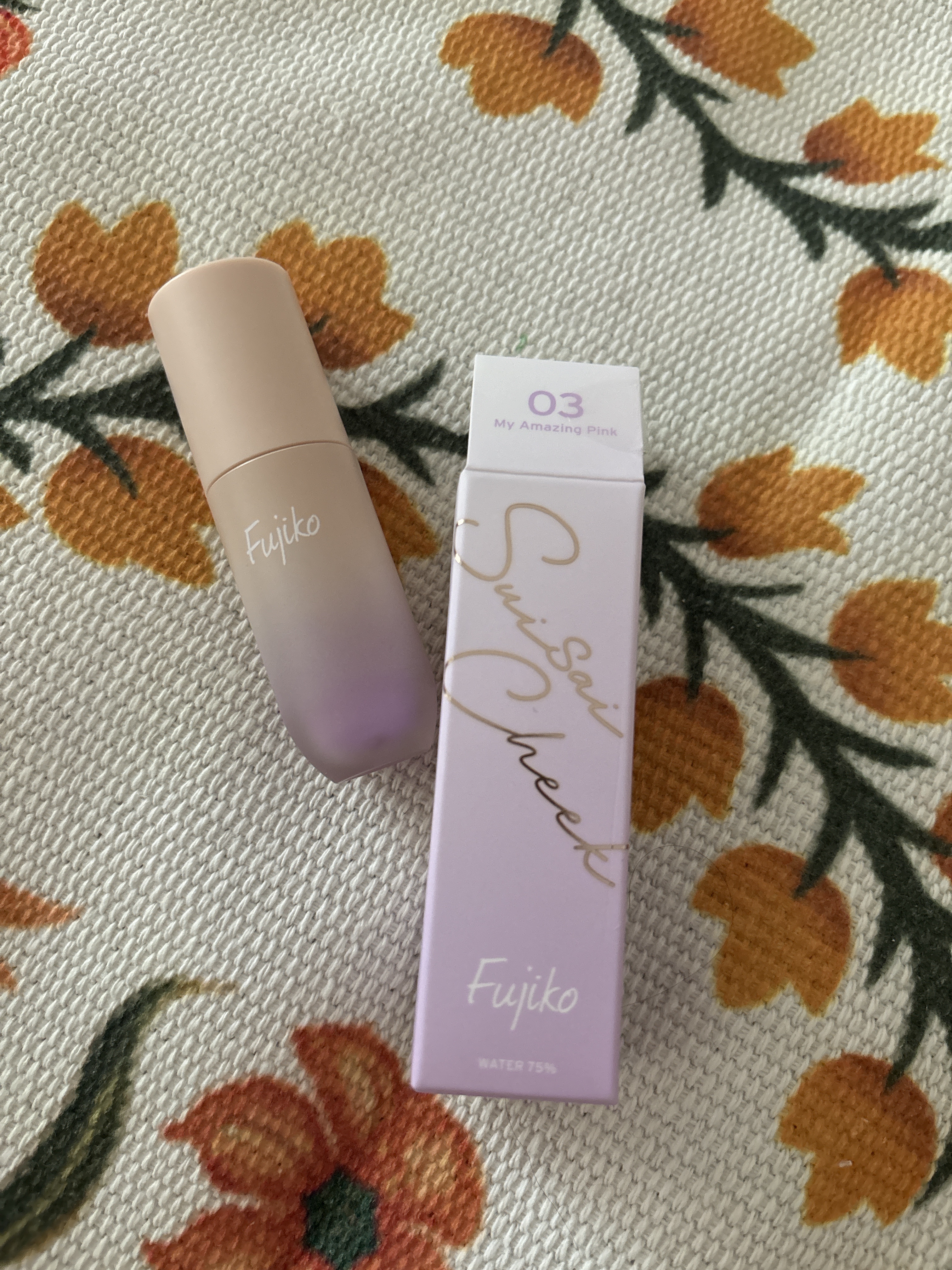 ⽔彩チーク/Fujiko/リキッドチークを使ったクチコミ（2枚目）