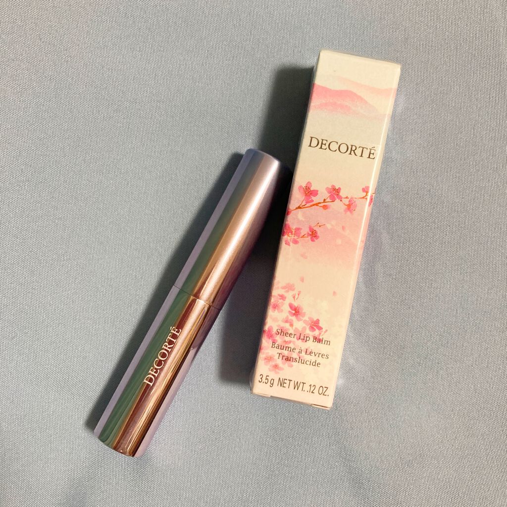 シアー リップバーム/DECORTÉ/リップバームを使ったクチコミ（1枚目）