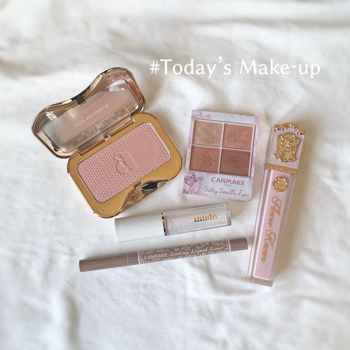 ベイクドハイライター ピーチグロウ/heme/パウダーハイライトを使ったクチコミ（1枚目）