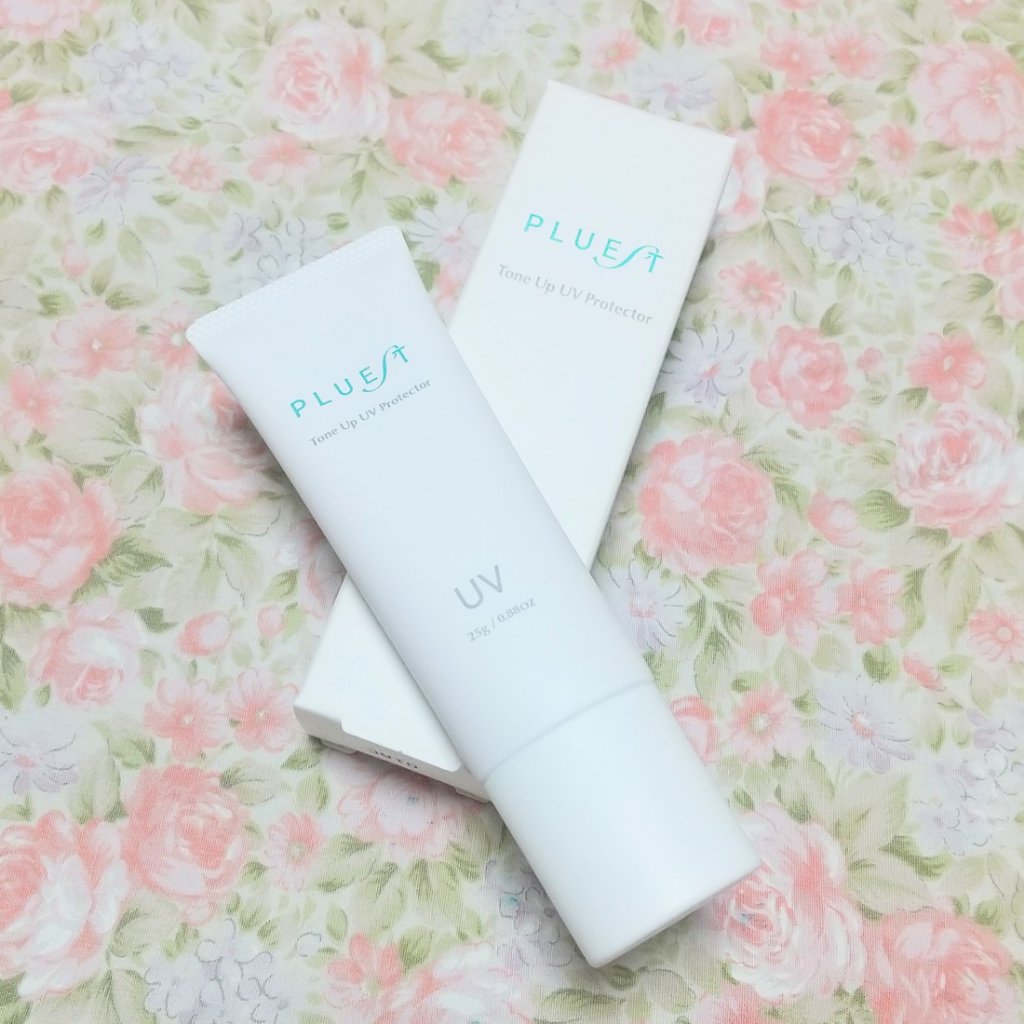 トーンアップUVプロテクター/PLUEST/日焼け止めクリームを使ったクチコミ（1枚目）