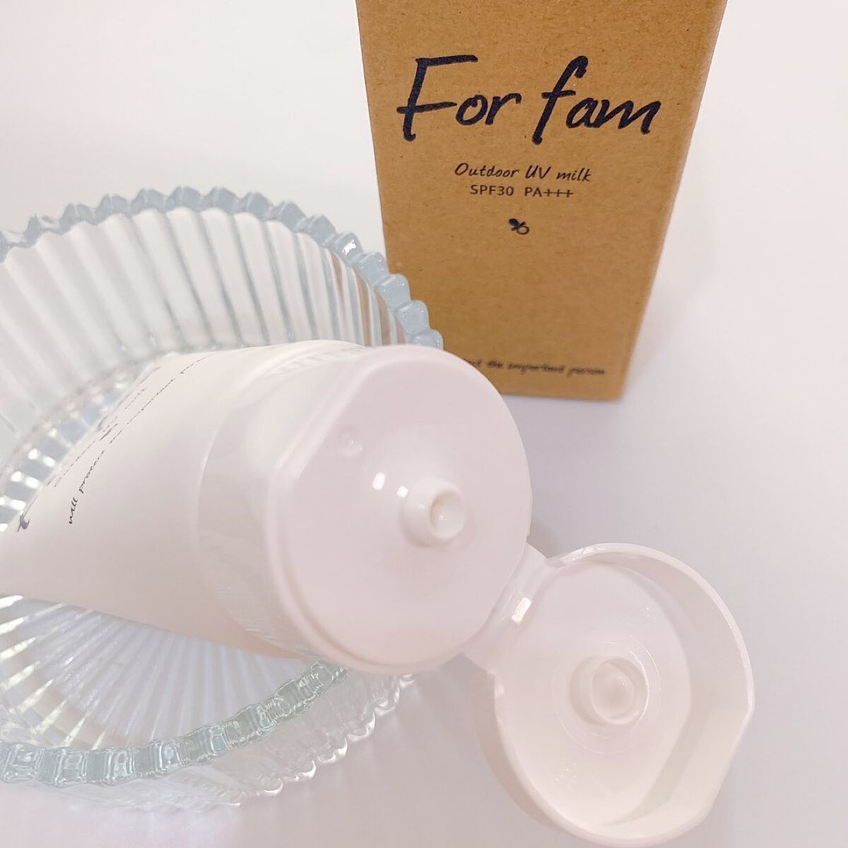 アウトドアUVミルク/For fam/日焼け止めミルクを使ったクチコミ(4枚目)