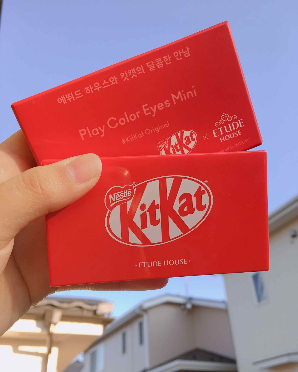 プレイカラーアイズ ミニ #キットカットオリジナル/ETUDE/アイシャドウパレットを使ったクチコミ（1枚目）