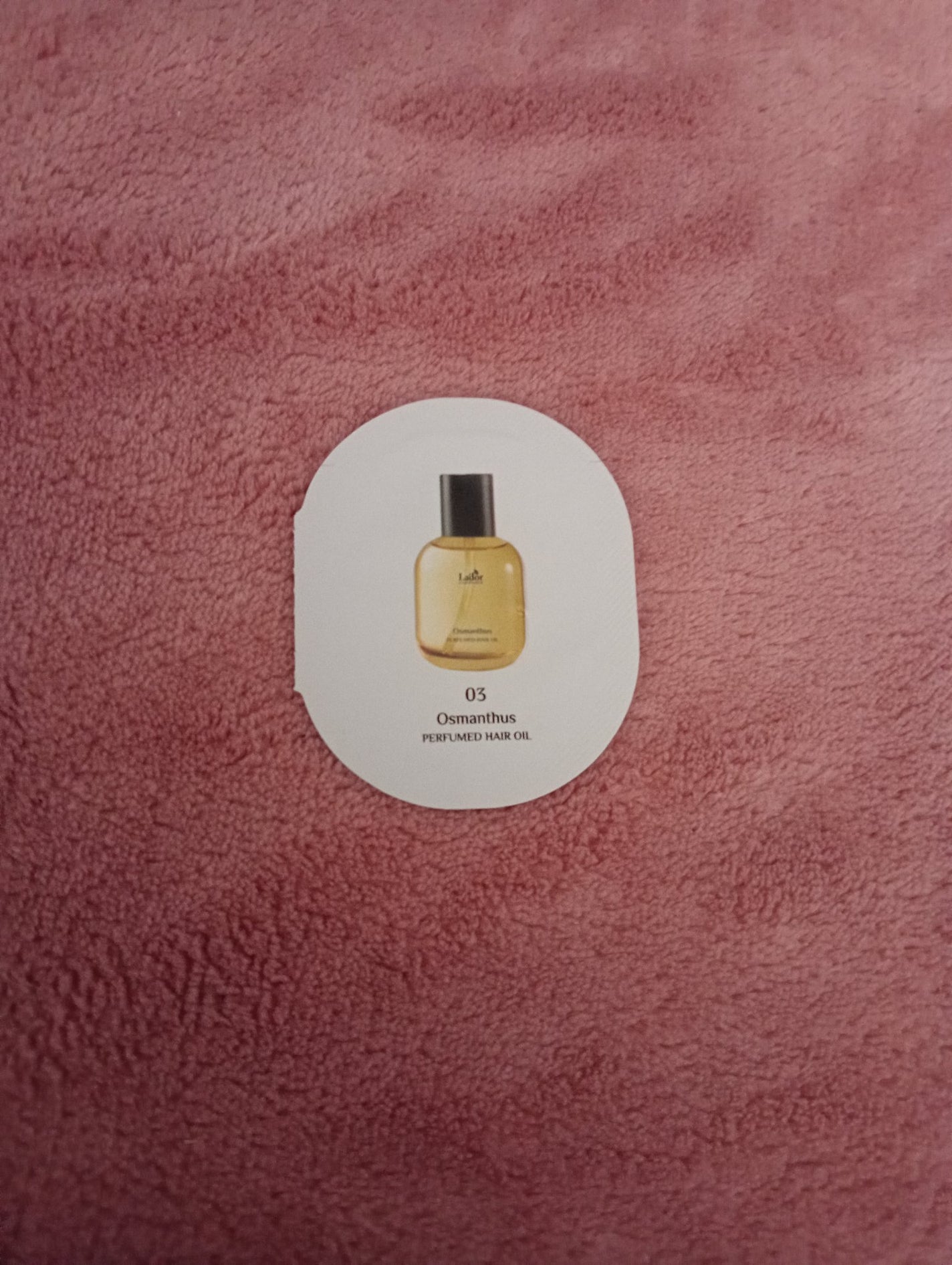 パフュームヘアオイル オスマンサス/La'dor/ヘアオイルを使ったクチコミ(1枚目)