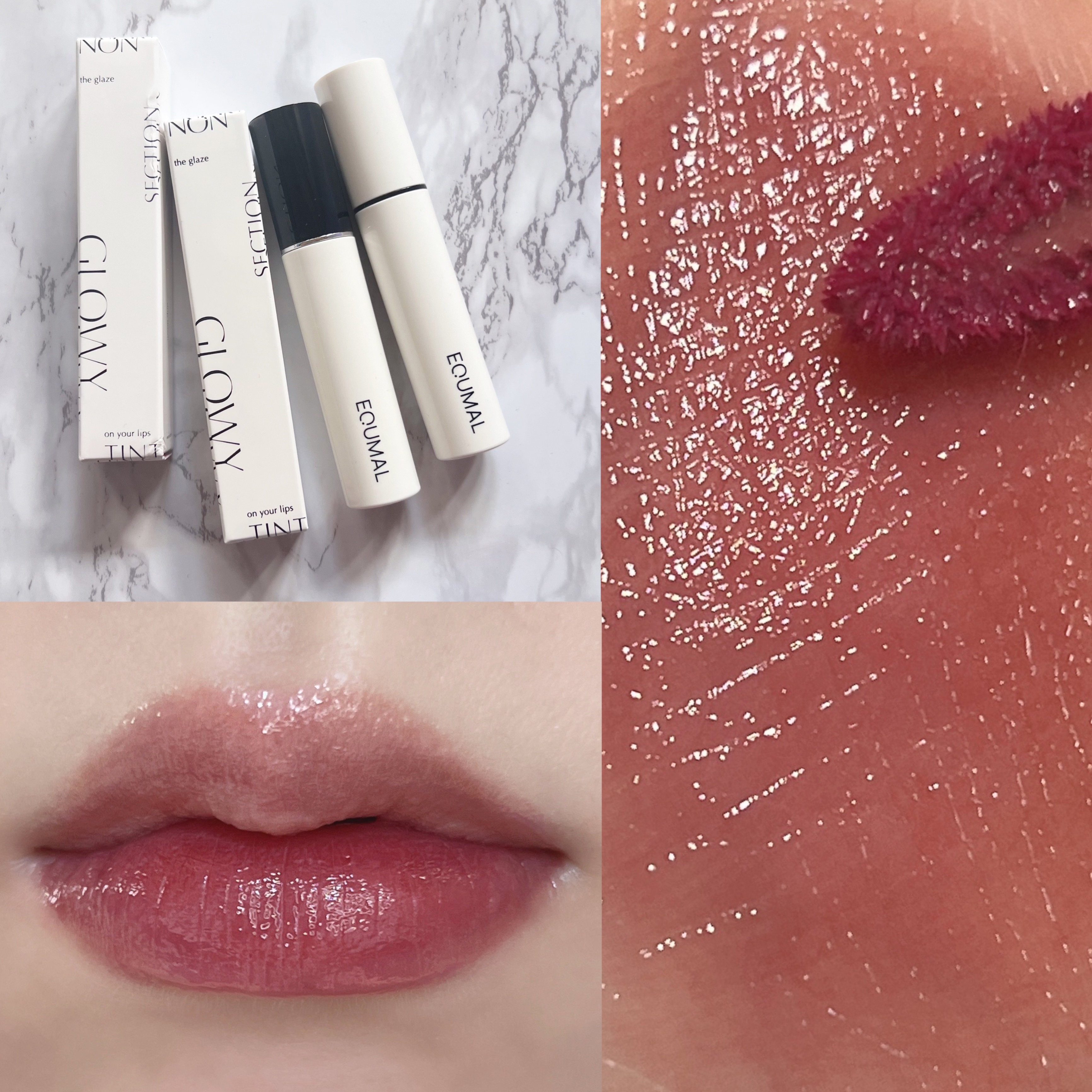 ノンセクショングローリーティント 108 スーティヘイズ(SOOTY HAZE)/EQUMAL/リップティントを使ったクチコミ（2枚目）