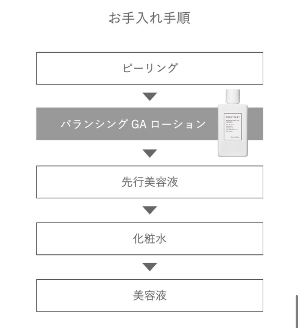 バランシングGAローション/TOUT VERT/化粧水を使ったクチコミ(2枚目)