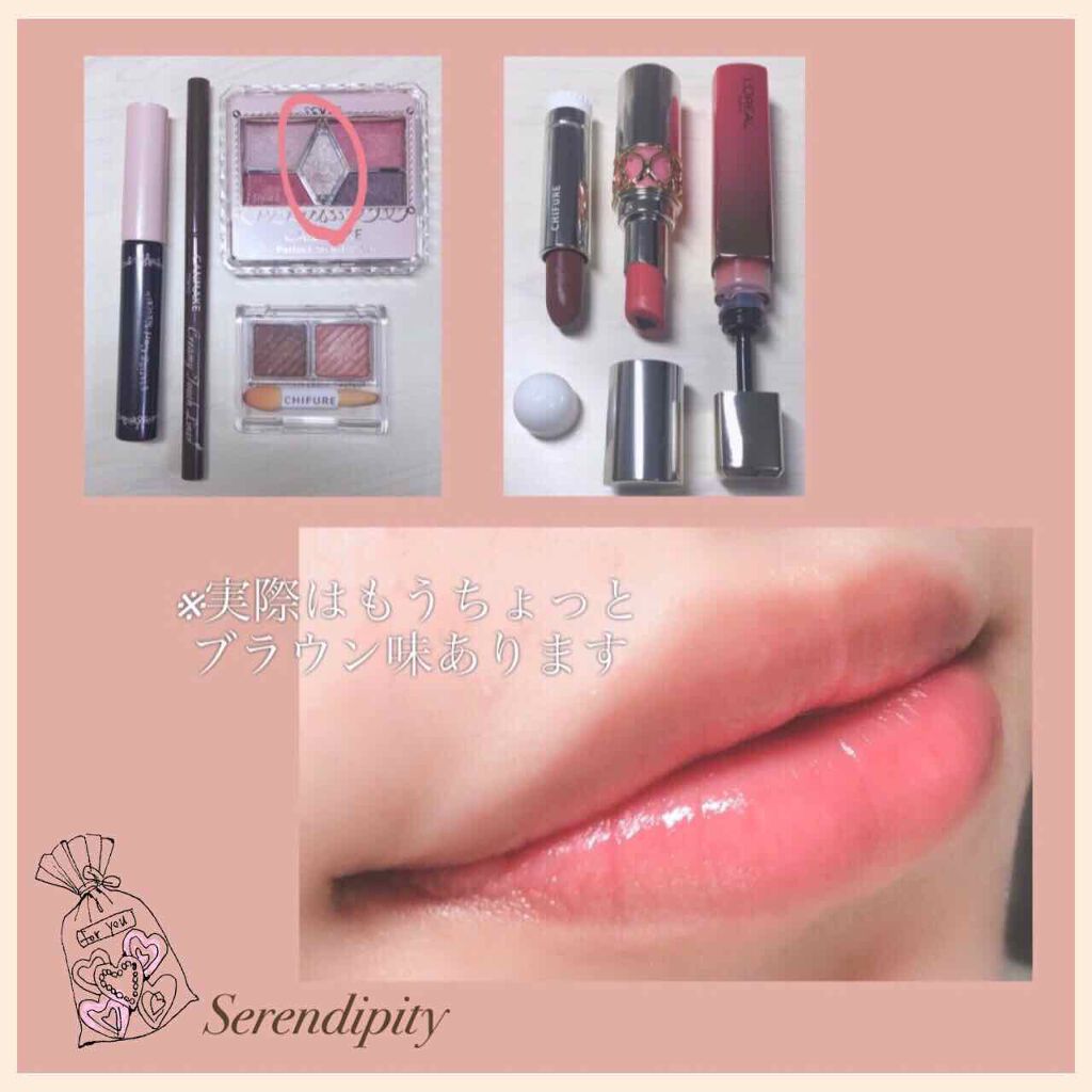 アイ カラー(チップ付)/ちふれ/アイシャドウパレットを使ったクチコミ（3枚目）