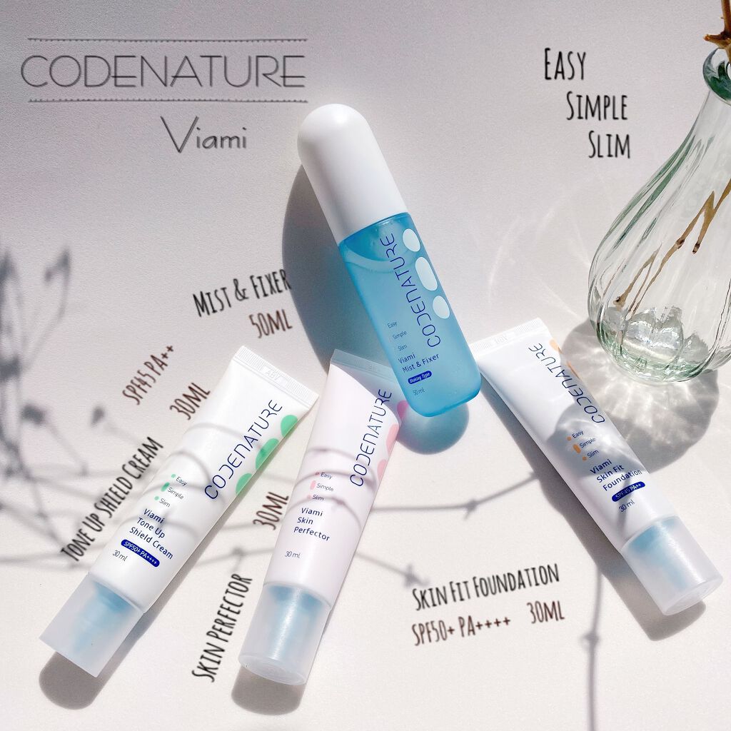 ビアミスキンフィットファンデーション/CODENATURE/リキッドファンデーションを使ったクチコミ（1枚目）