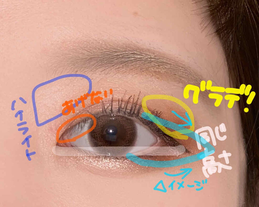 トーンアップアイシャドウ/CEZANNE/アイシャドウパレットを使ったクチコミ(2枚目)