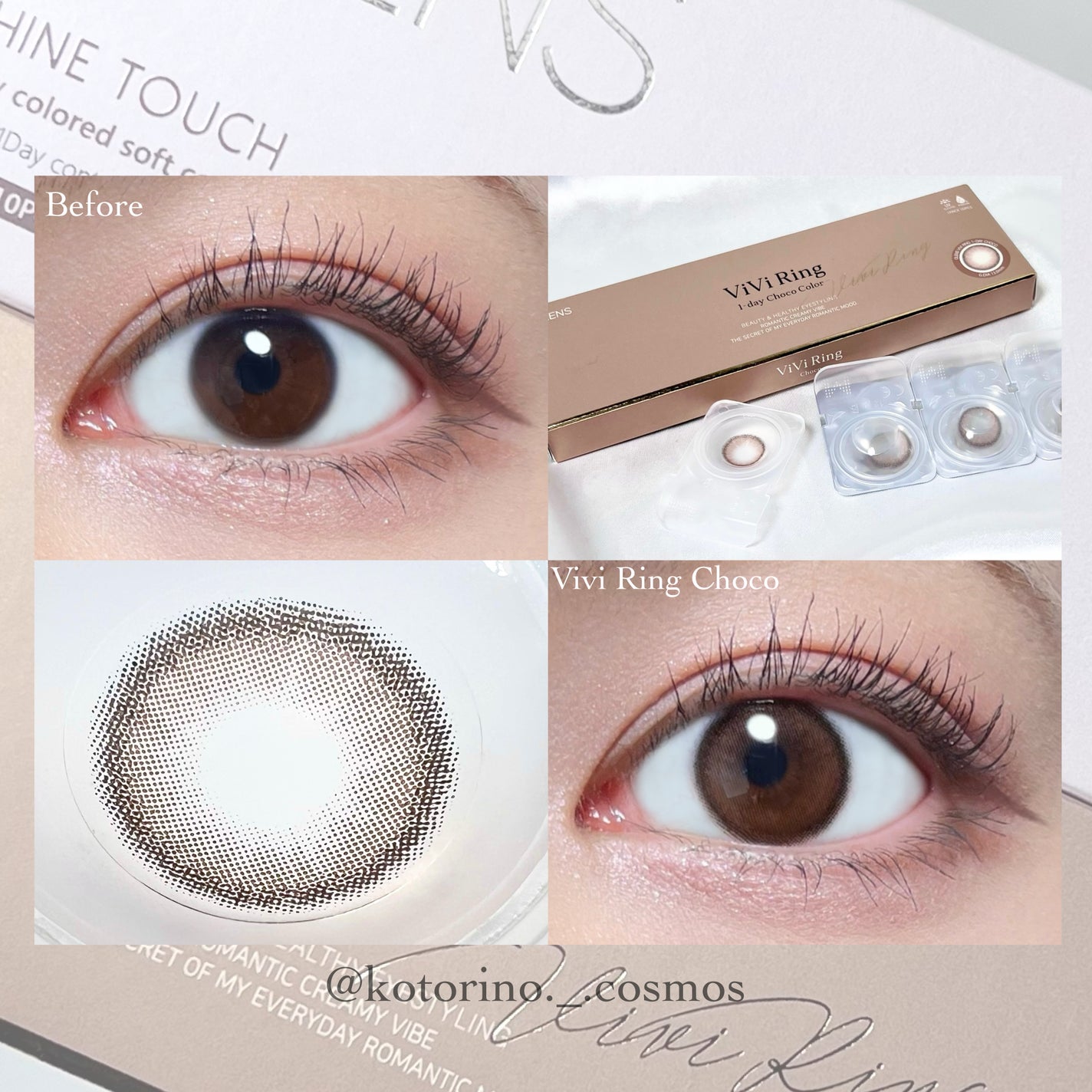 ViVi Ring 1day/OLENS/ワンデー(1DAY)カラコンを使ったクチコミ(8枚目)