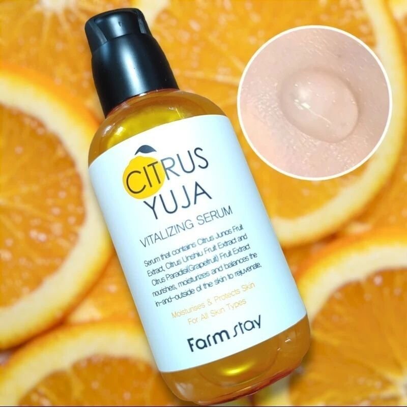 シトラスゆずバイタライジングアンプル/Farmstay/美容液を使ったクチコミ（3枚目）
