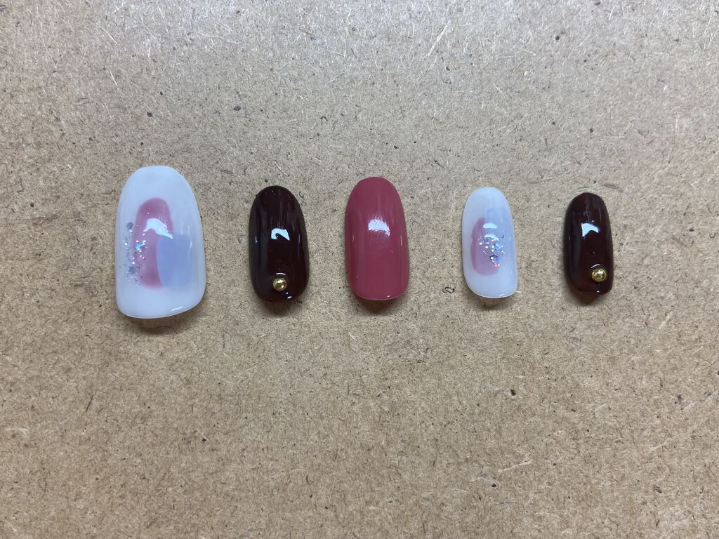 ネイルパーツ/セリア/ネイルチップ・パーツを使ったクチコミ（2枚目）