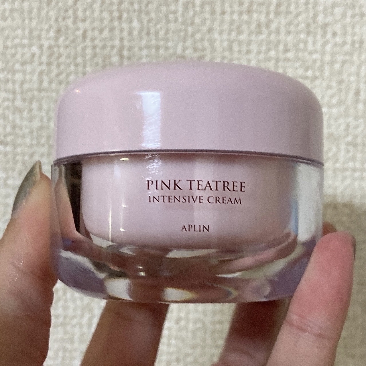 ピンクティーツリークリーム/APLIN/フェイスクリームを使ったクチコミ（2枚目）