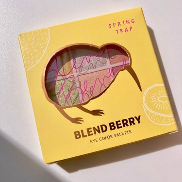 オーラクリエイション 105 ゴールデンキウイ&スウィートピンク(限定カラー)/BLEND BERRY/アイシャドウパレットの画像