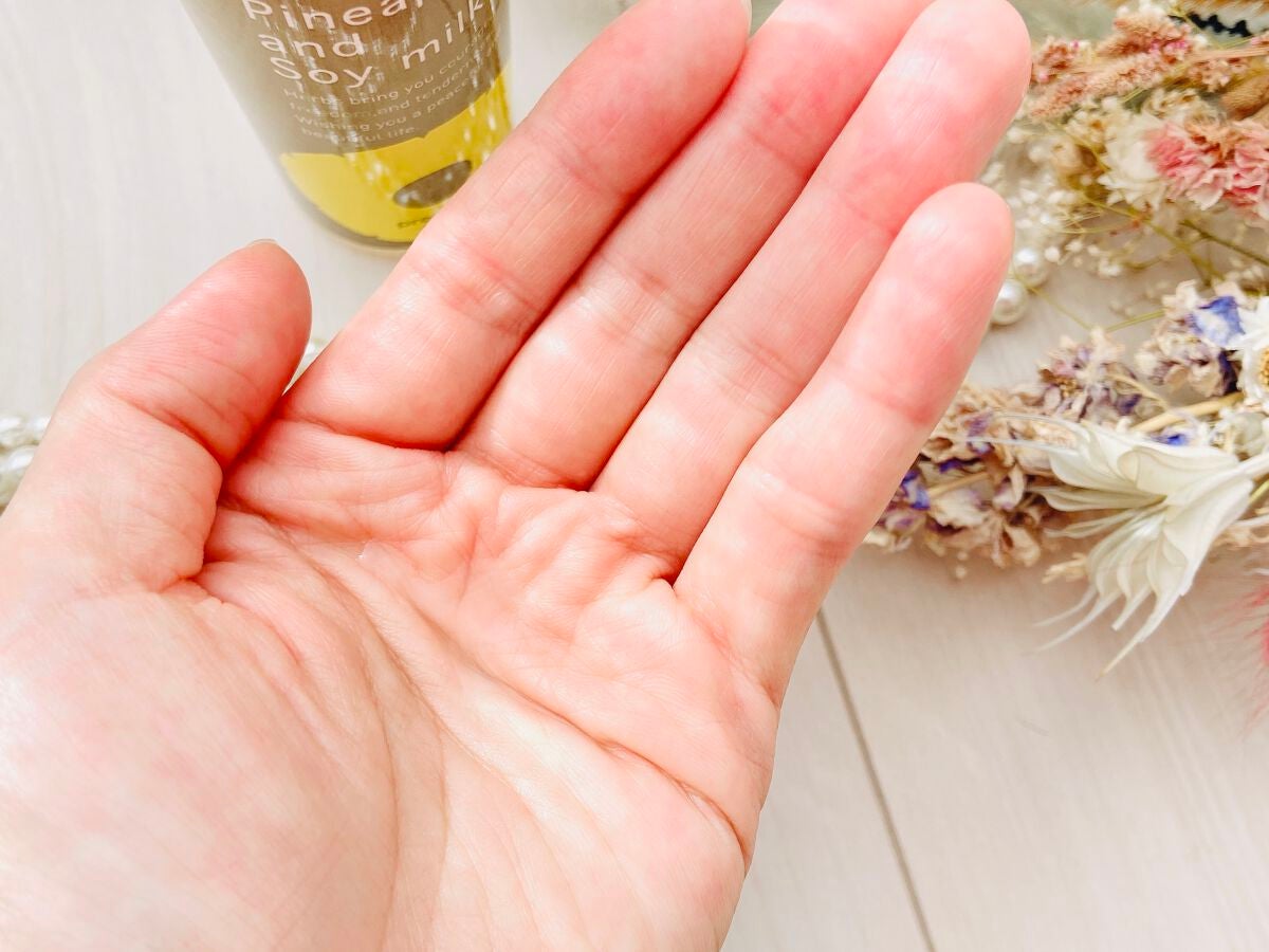 パイナップル豆乳ローションプレミアム/鈴木ハーブ研究所/ボディローションを使ったクチコミ(4枚目)