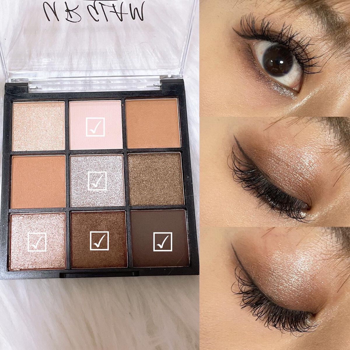 UR GLAM BLOOMING EYE COLOR PALETTE/U R GLAM/アイシャドウパレットを使ったクチコミ(5枚目)