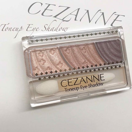 トーンアップアイシャドウ/CEZANNE/アイシャドウパレットを使ったクチコミ(1枚目)