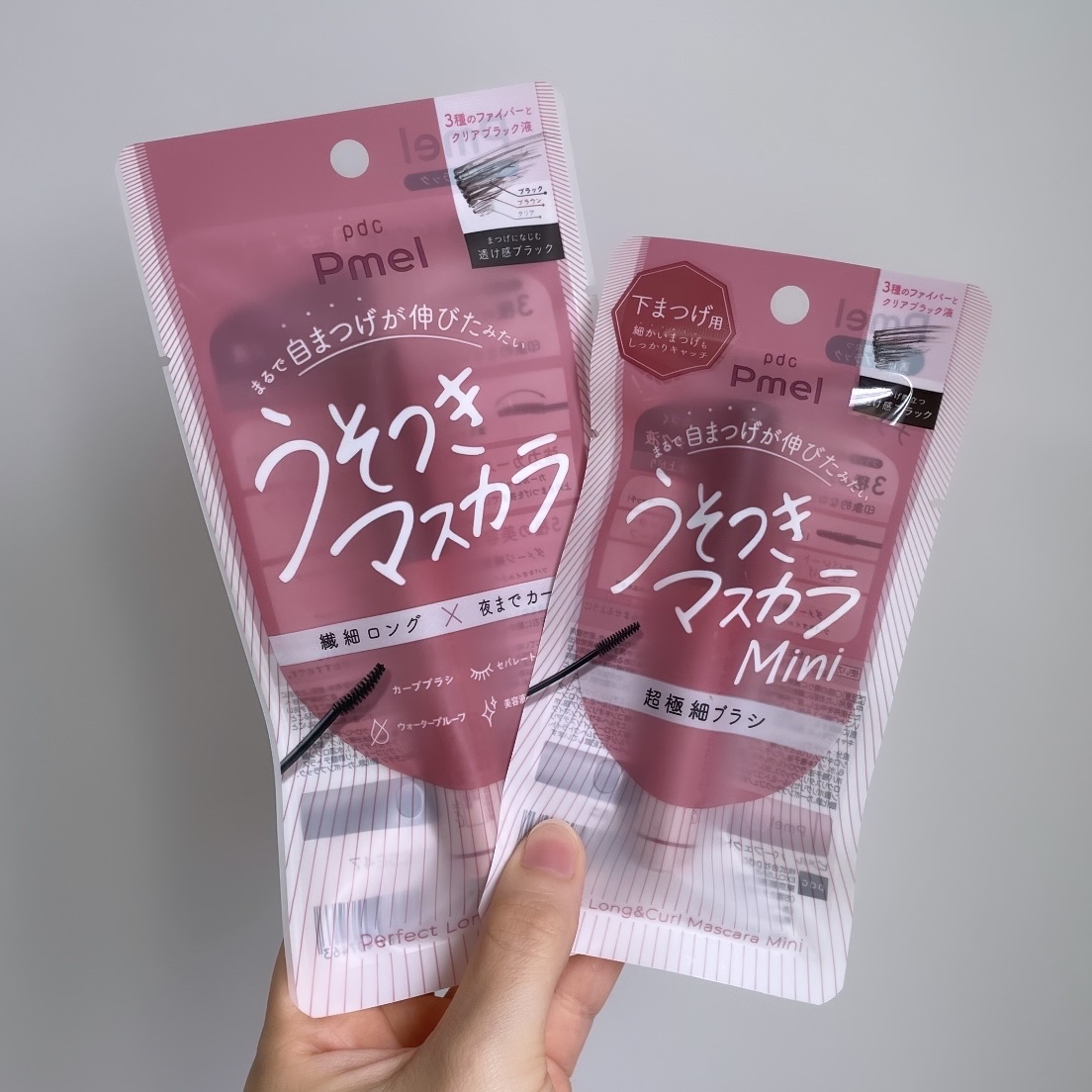 ピメル パーフェクトロング＆カールマスカラ ミニ/pdc/マスカラを使ったクチコミ（1枚目）