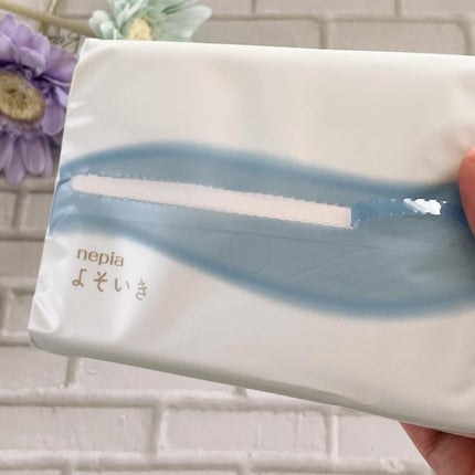 よそいき保湿ティシュ/ネピア/ティッシュを使ったクチコミ(6枚目)