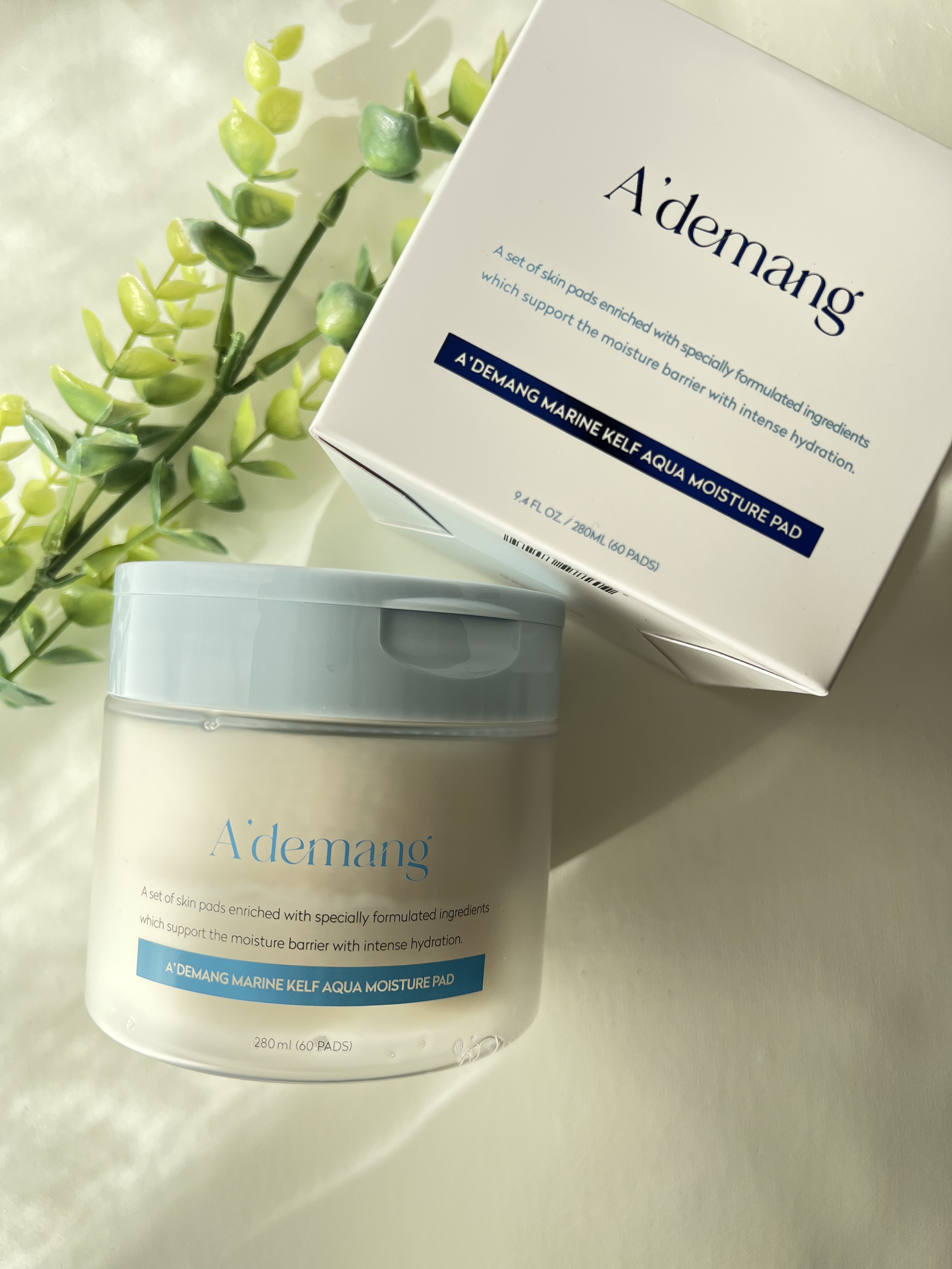 マリンケルプアクアモイスチャートナーパッド60枚/A'demang/トナーパッドを使ったクチコミ（2枚目）