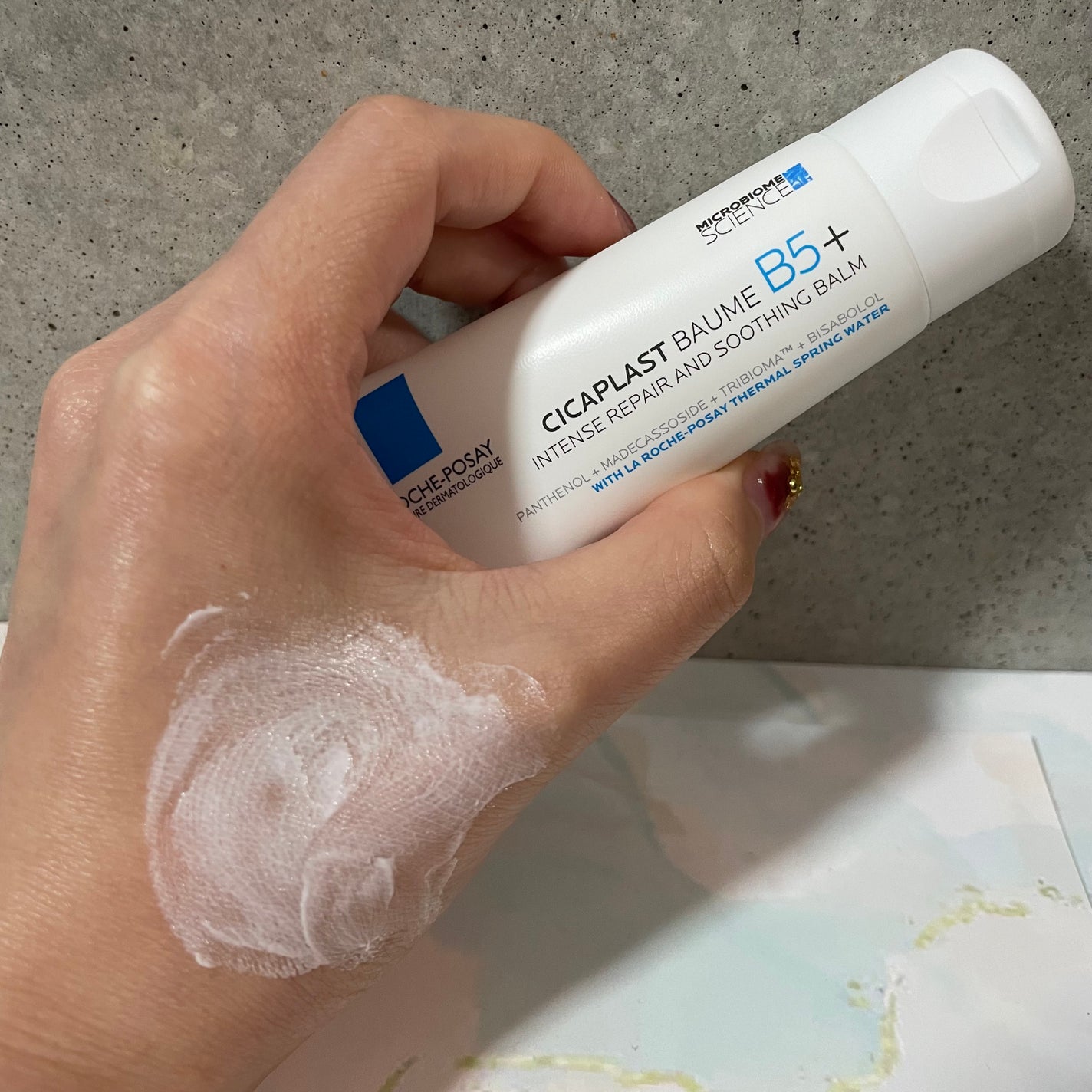 シカプラスト リペアクリーム B5+ /ラ ロッシュ ポゼ/フェイスクリームを使ったクチコミ(3枚目)