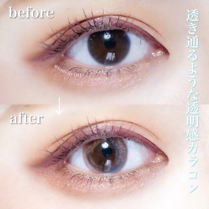 i-shaアイシャ Season Eye/蜜のレンズ/カラーコンタクトレンズを使ったクチコミ(2枚目)