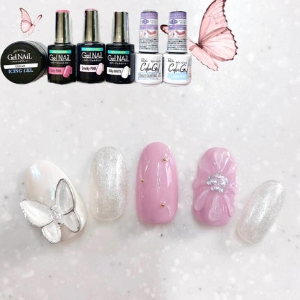 ジェルネイル(ライト対応)/セリア/ジェルネイルを使ったクチコミ(1枚目)