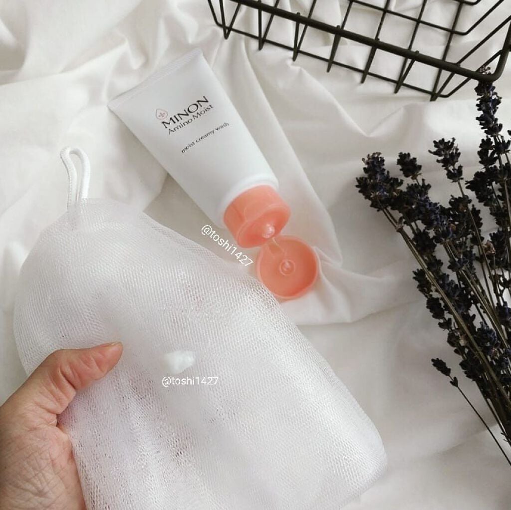 アミノモイスト モイストクリーミィ ウォッシュ/ミノン/洗顔フォームを使ったクチコミ(3枚目)
