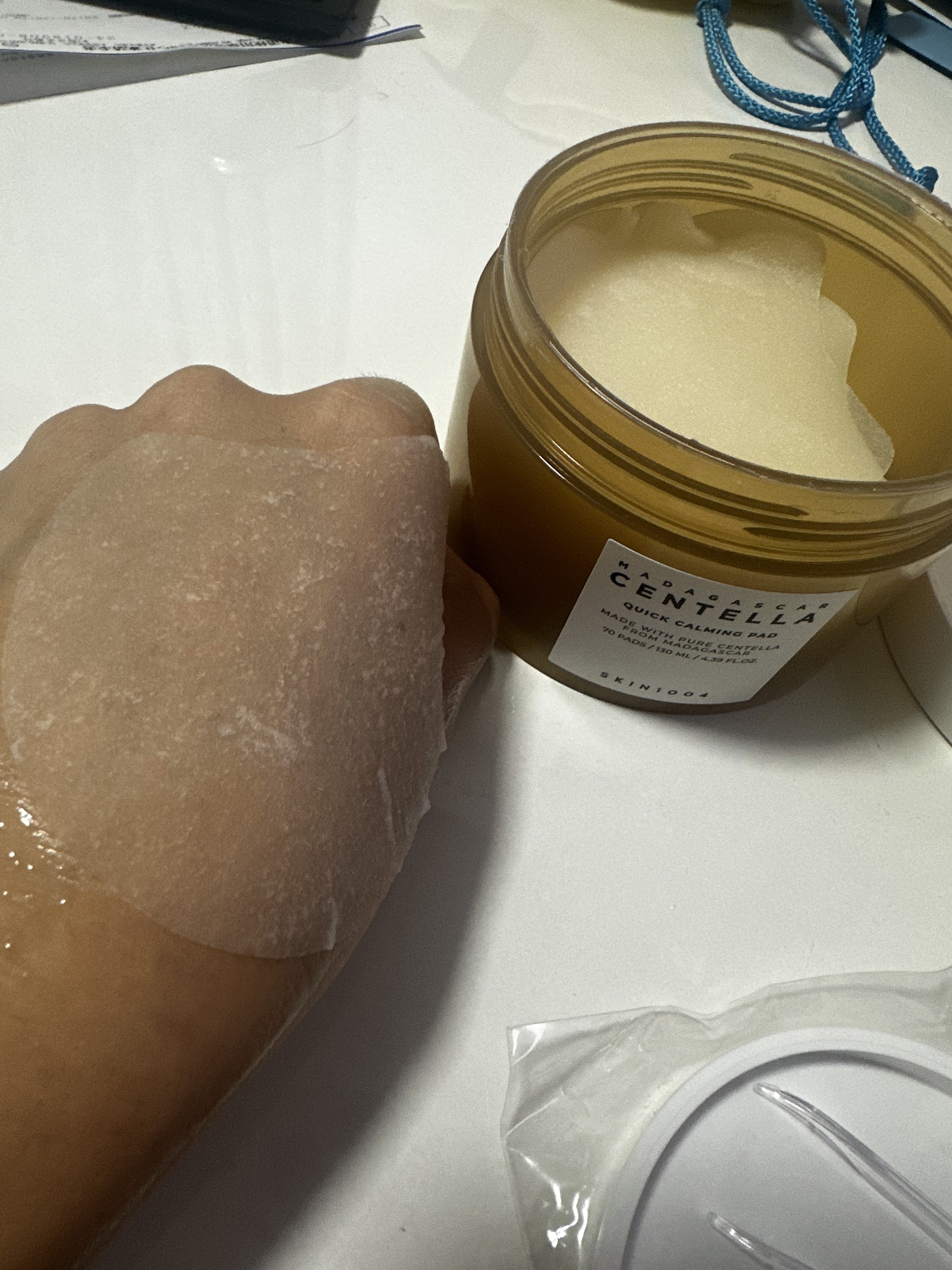 センテラ クイックカーミングパッド/SKIN1004/トナーパッドを使ったクチコミ（2枚目）