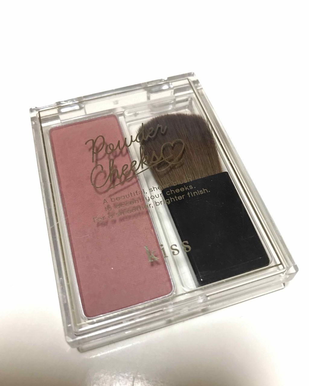 パウダーチークス 06 Melancolie/KiSS/パウダーチークを使ったクチコミ（1枚目）