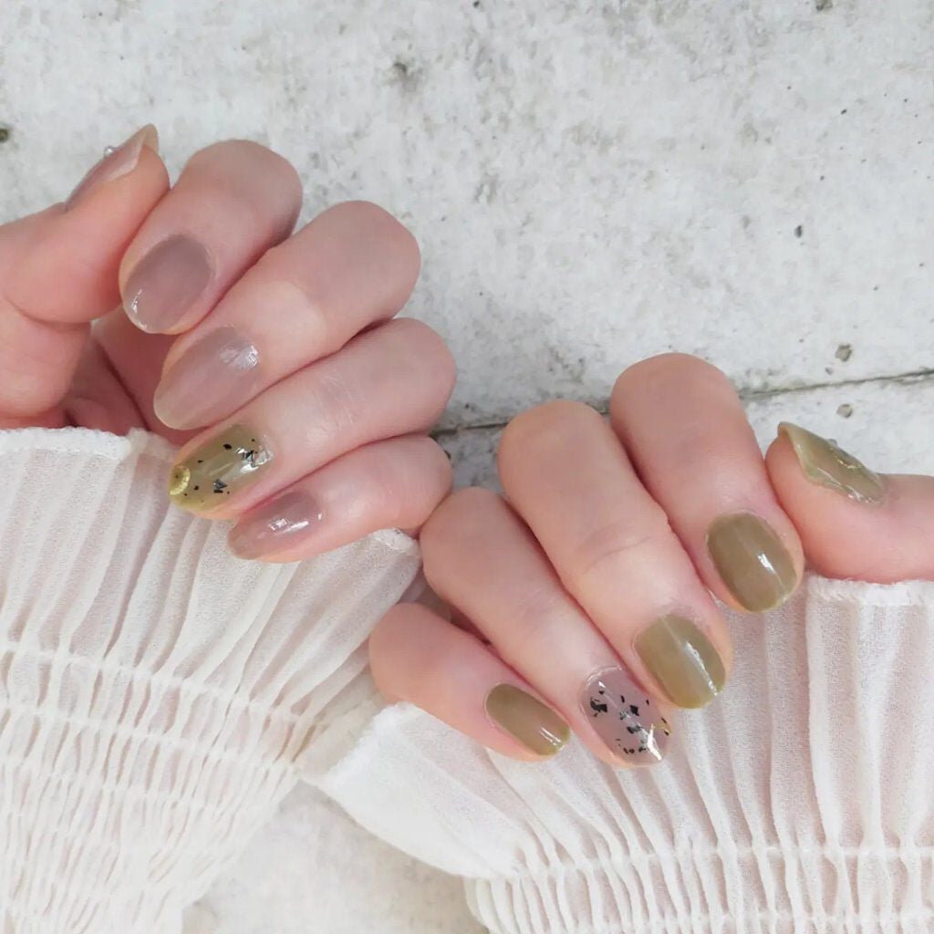 ムードペブルネイル/rom&nd/マニキュアを使ったクチコミ(3枚目)