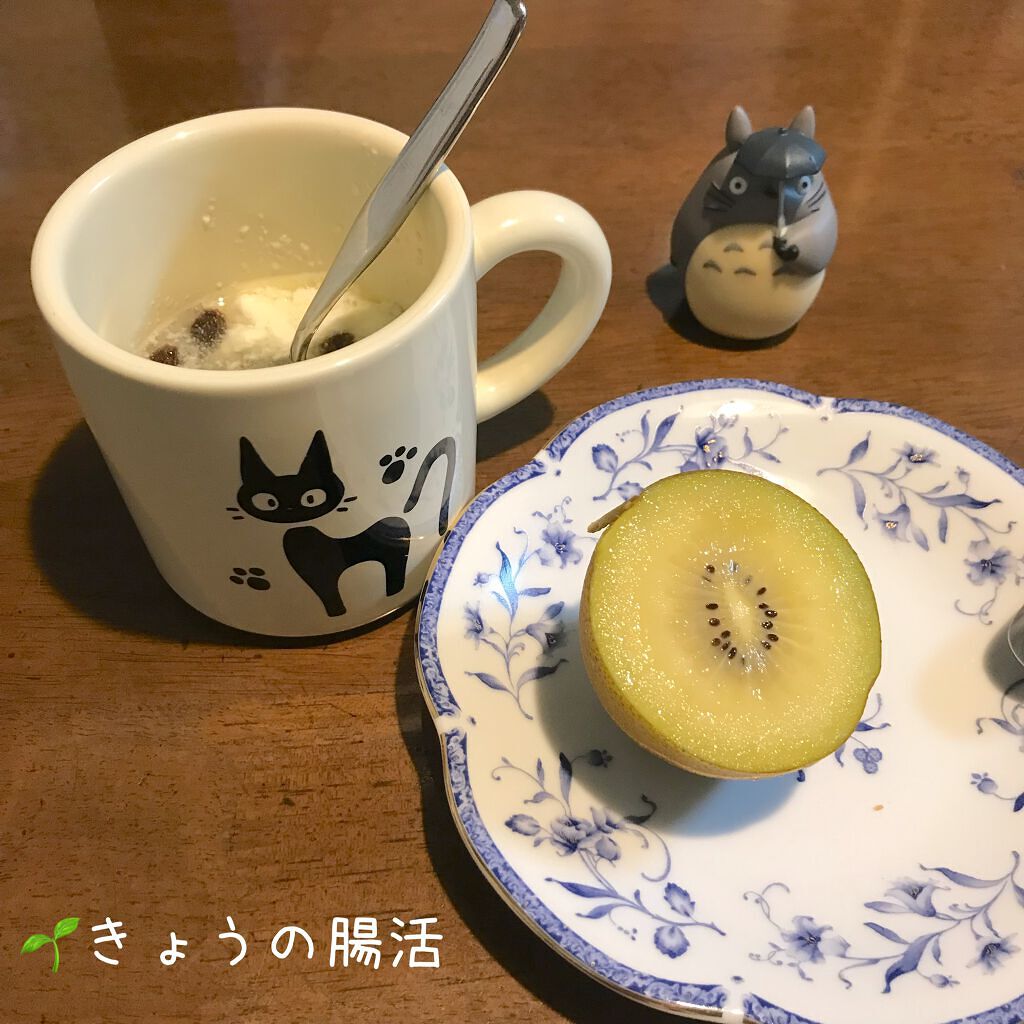 miina@汚肌工事録⚠️ on LIPS 「4/9の腸活✍️🥝昨日とまったく同じメニュー笑🌸ローズヒップテ..」(1枚目)