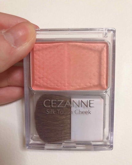 シルクタッチチーク/CEZANNE/パウダーチークを使ったクチコミ(1枚目)