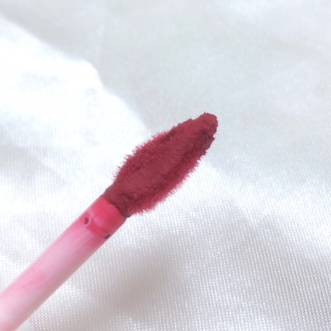 スーパーマットリップ&チークマッド/INTO U/口紅を使ったクチコミ(4枚目)