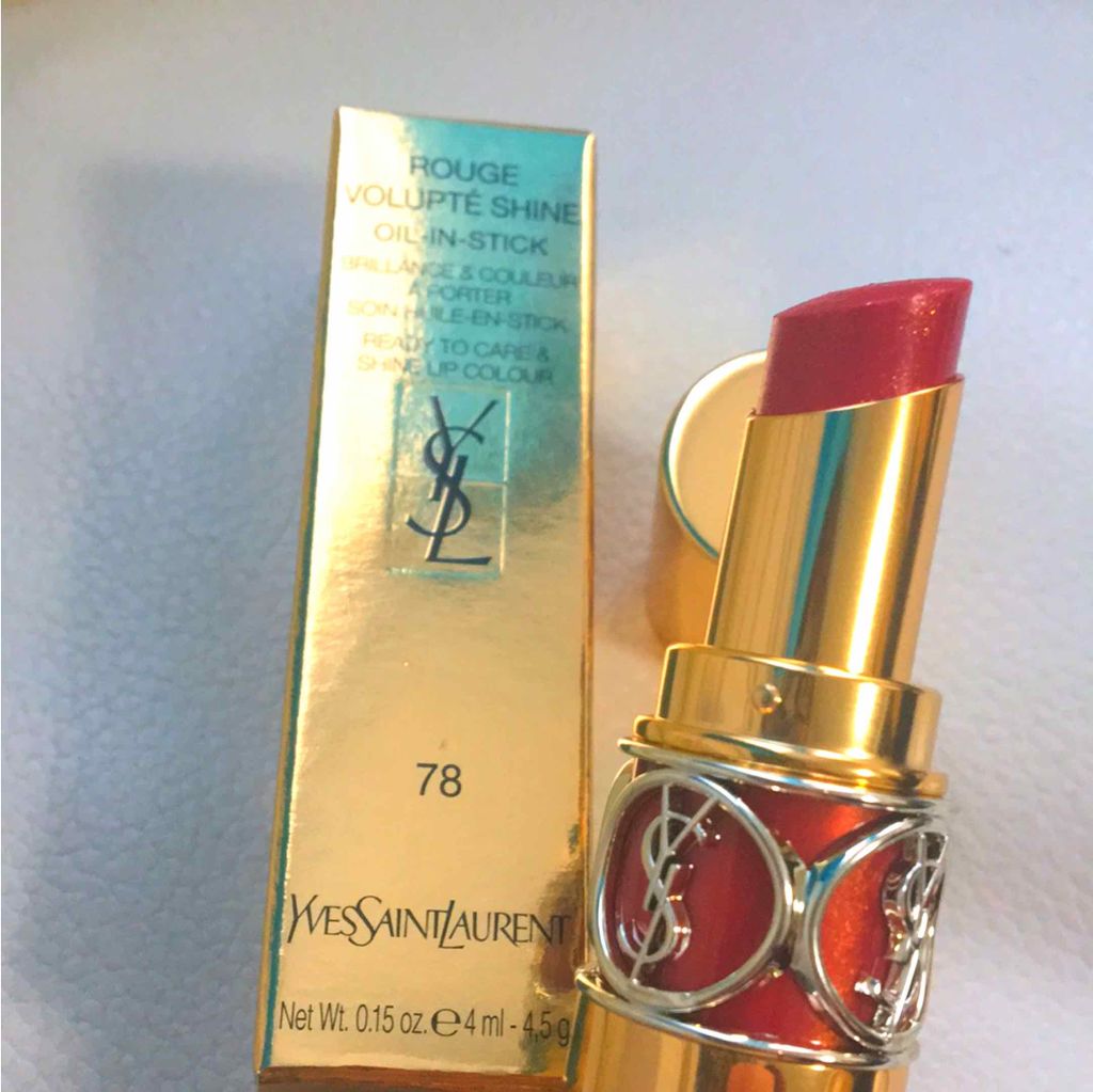 ルージュ ヴォリュプテ シャイン/YVES SAINT LAURENT BEAUTE/口紅を使ったクチコミ（1枚目）