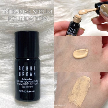 インテンシブ セラム ファンデーション/BOBBI BROWN/リキッドファンデーションを使ったクチコミ（2枚目）