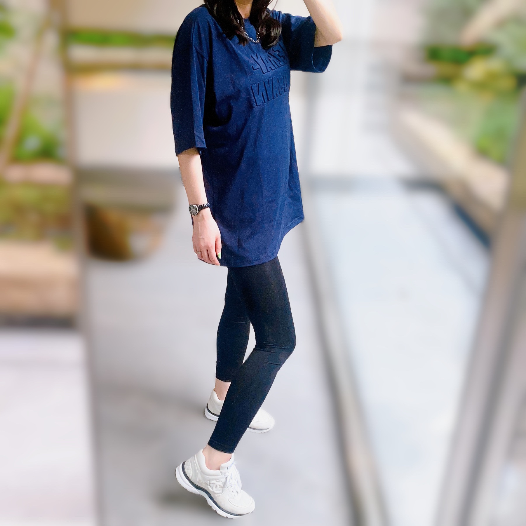 スリムレギンス color+/BELMISE/着圧ソックス・レギンスを使ったクチコミ（2枚目）