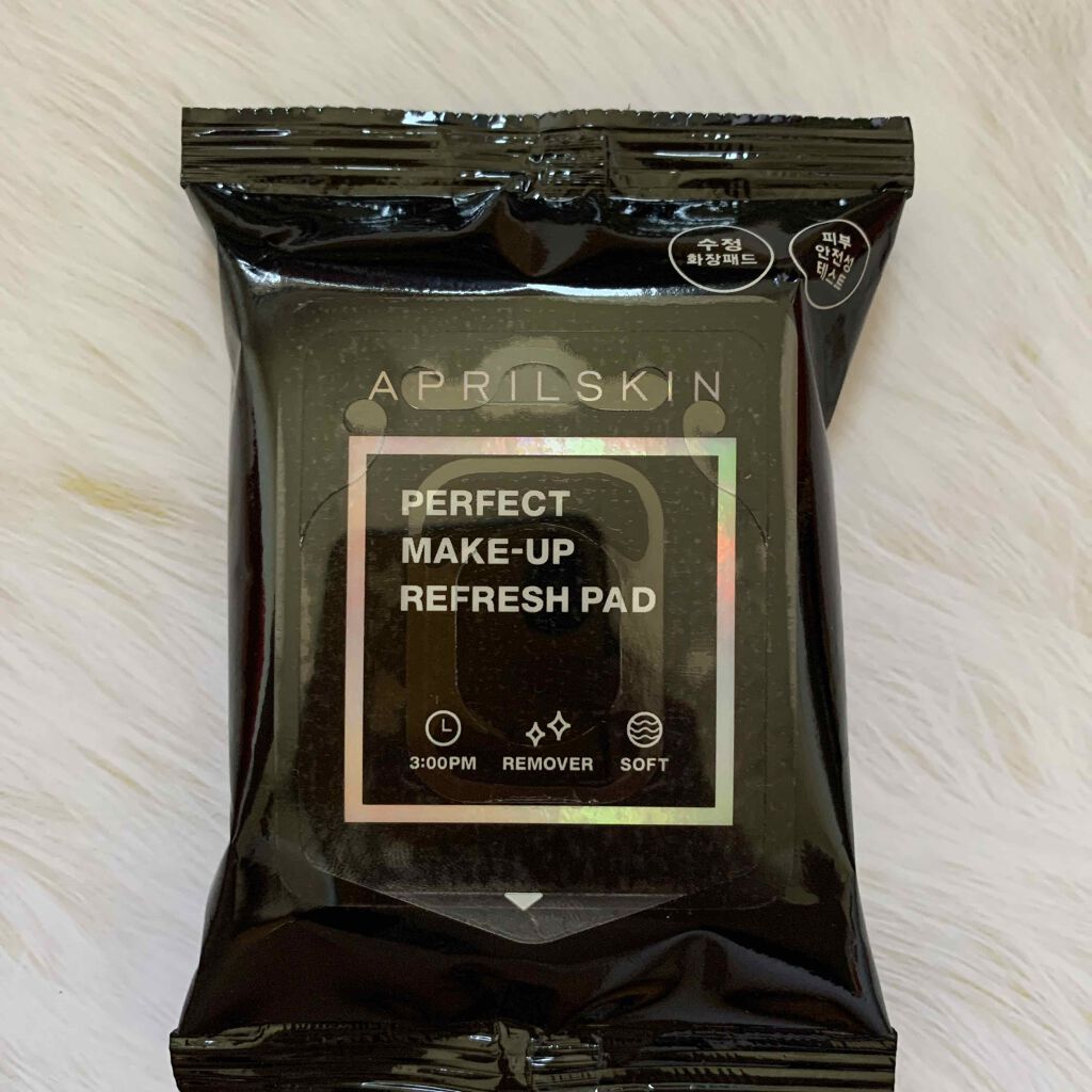 APRILSKIN  パーフェクト メイクアップ リフレッシュ パッドのクチコミ「先程に続き、エイプリルスキンのお直しシート

これがまたいい！

エイプリルスキンの公式ストア.....」（1枚目）