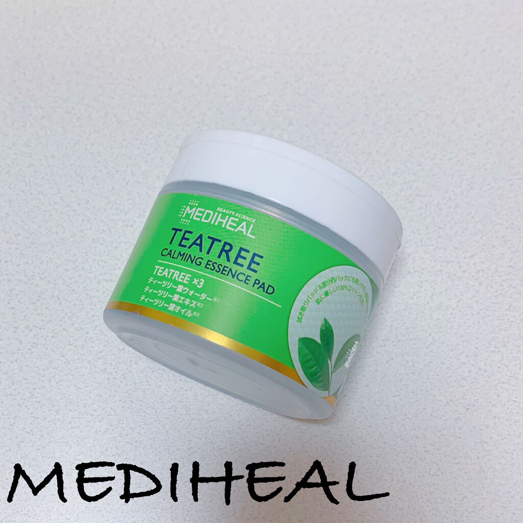 ティーツリーカーミングエッセンスパッド/MEDIHEAL/トナーパッドを使ったクチコミ（1枚目）