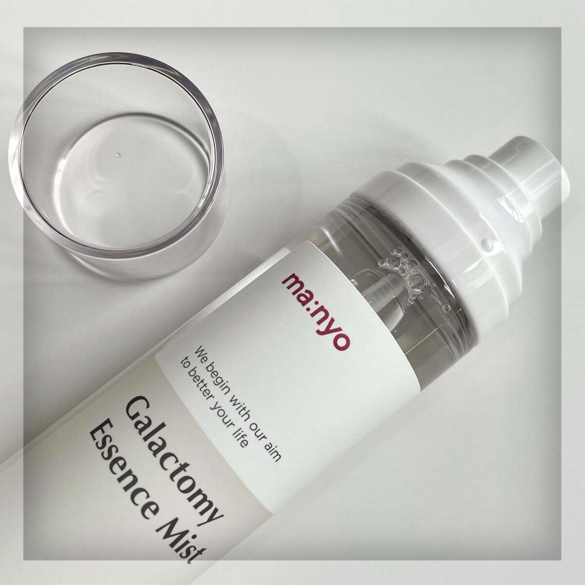 manyo ガラクトミー エッセンス ミストのクチコミ「𓍯Galactomy Essence MIST⌇魔女工場

水より肌との親和性が高い"ぶどう糖.....」（2枚目）