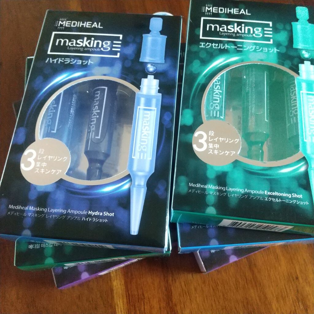 マスキング レイアリング アンプル /MEDIHEAL/美容液を使ったクチコミ(2枚目)