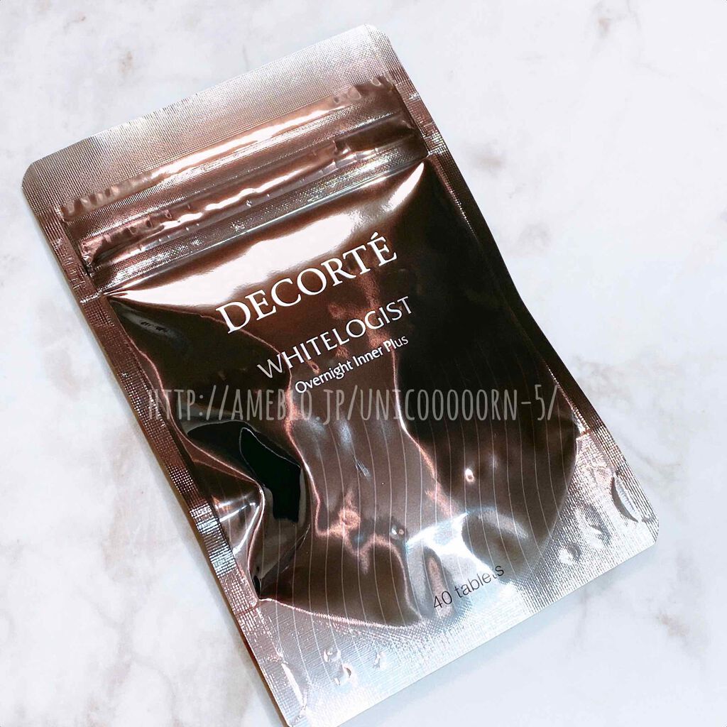 ホワイトロジスト オーバーナイト インナー プラス/DECORTÉ/美容サプリメントを使ったクチコミ（1枚目）