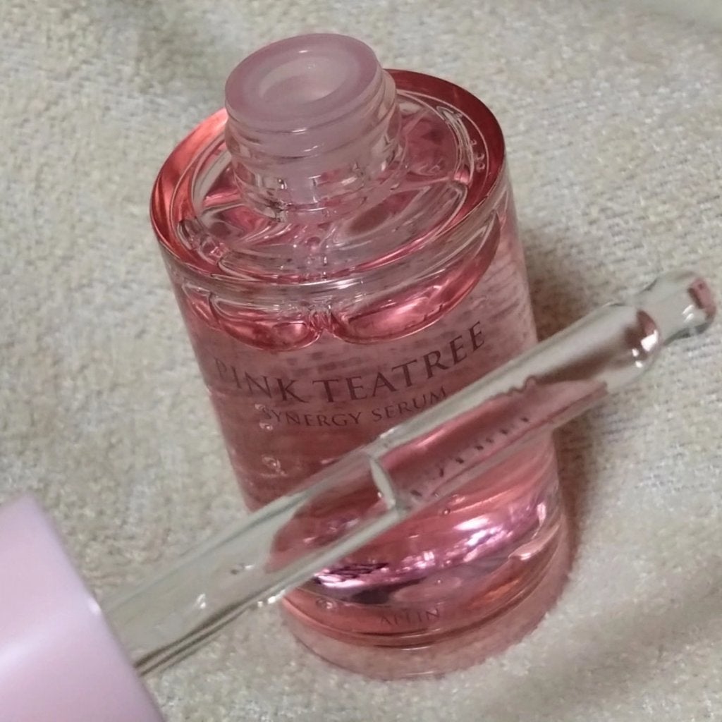 ピンクティーツリーシナジーセラム/APLIN/美容液を使ったクチコミ(6枚目)