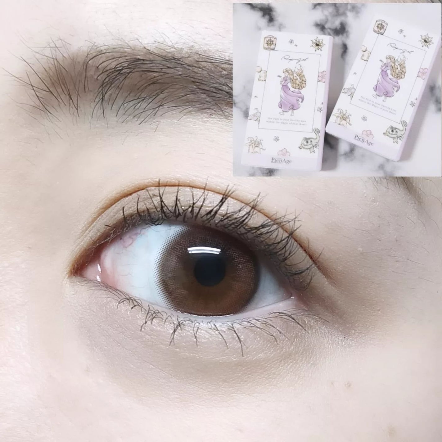 ディズニープリンセスコレクション by ピエナージュ/PienAge/カラーコンタクトレンズを使ったクチコミ(1枚目)