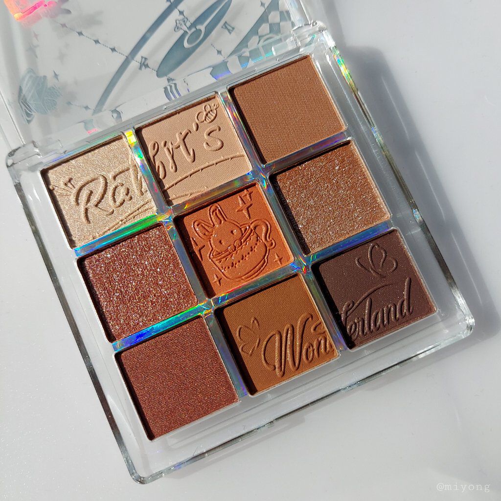 クォーツ 9色アイシャドウパレット(ドリームランドアイシャドウ)/ZEESEA/アイシャドウパレットを使ったクチコミ(5枚目)