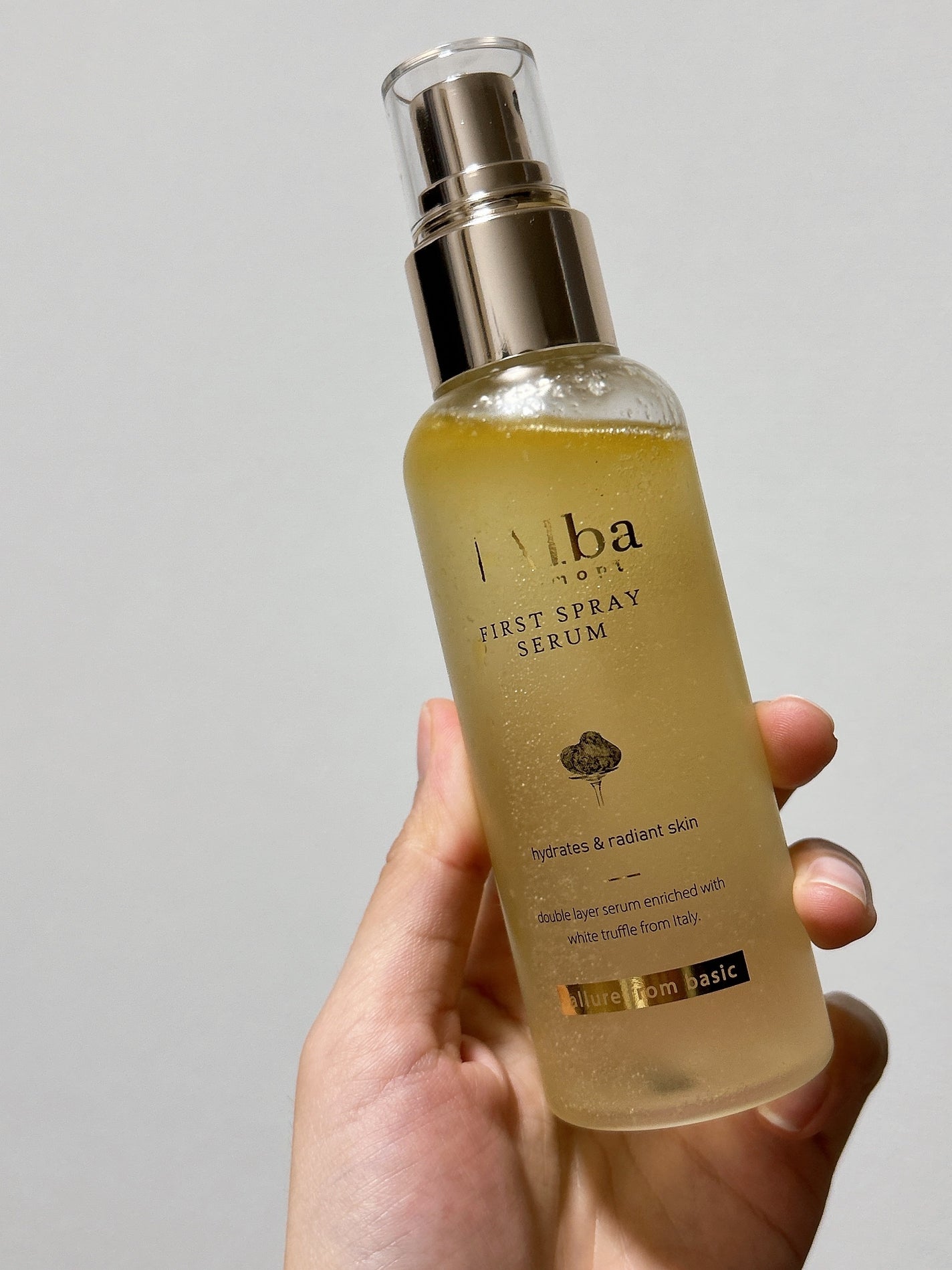 ダルバ ホワイトトリュフファーストスプレーセラム/ダルバ/ミスト状化粧水を使ったクチコミ(2枚目)